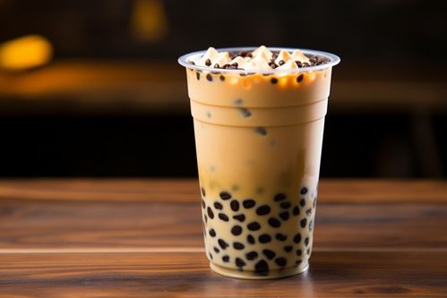 北岸珍珠奶茶 一杯饮品的色彩艺术